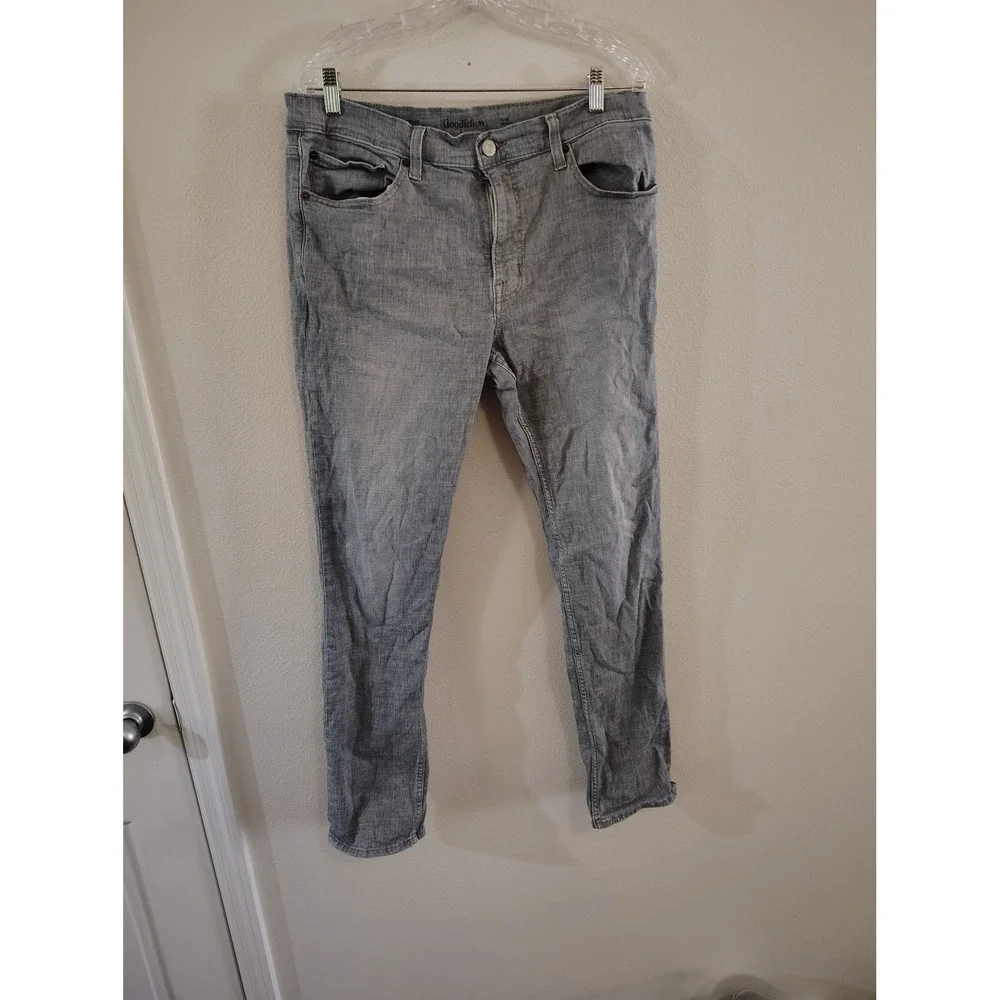 Goodfellow & Co Mens Slim Fit Jeans Light Wash Gray Denim 36x32